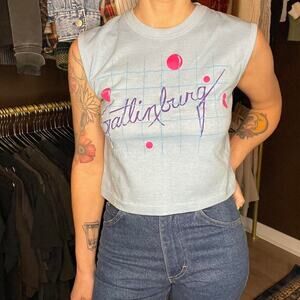 Vintage 80s Gatlinburg tank